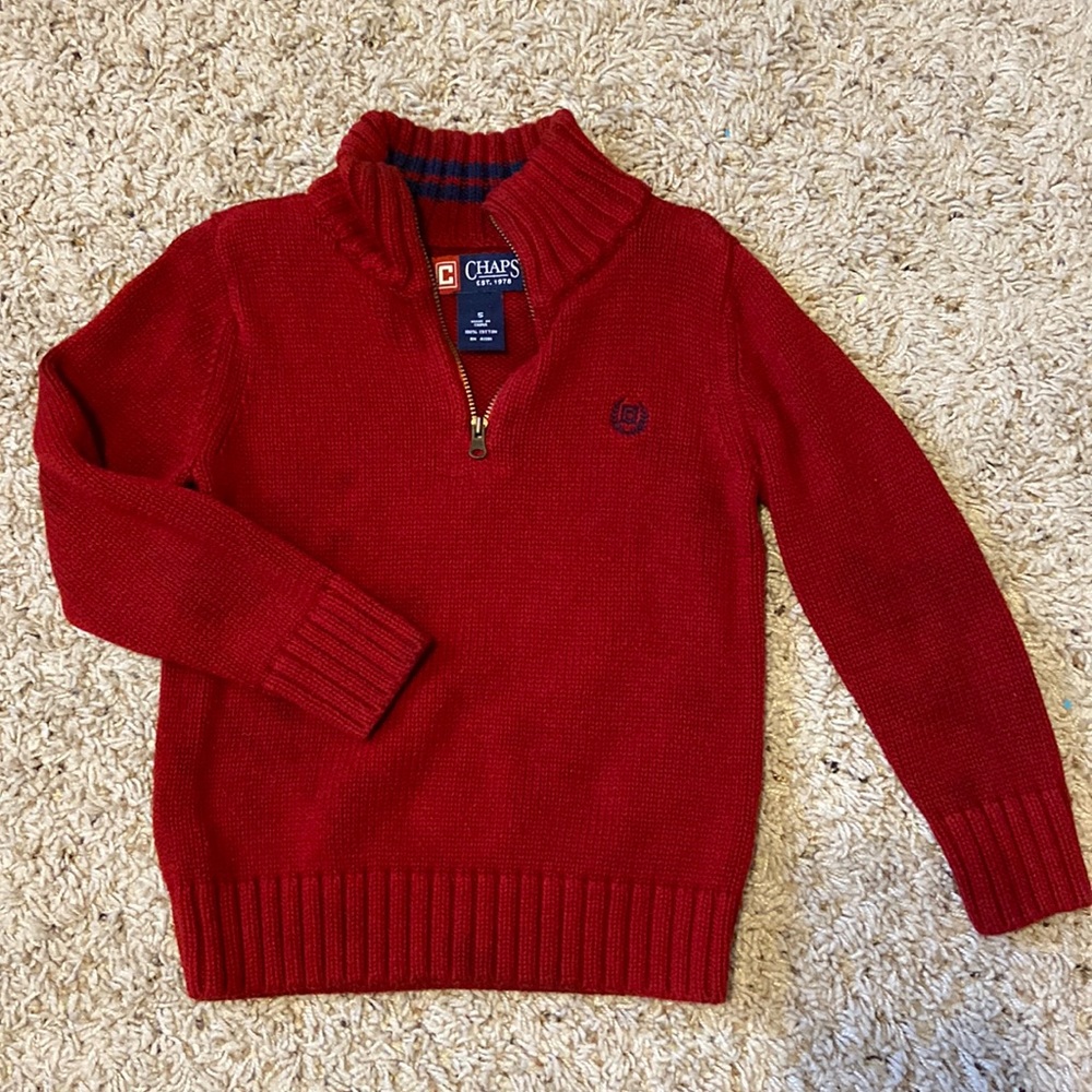 Chaps Sweater (half zip)